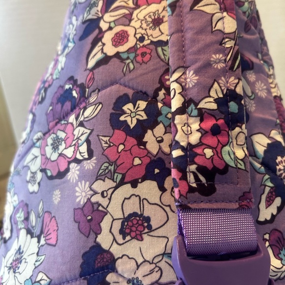 Vera Bradley Purple Floral Quilted shoulder bag - Picture 3 of 3